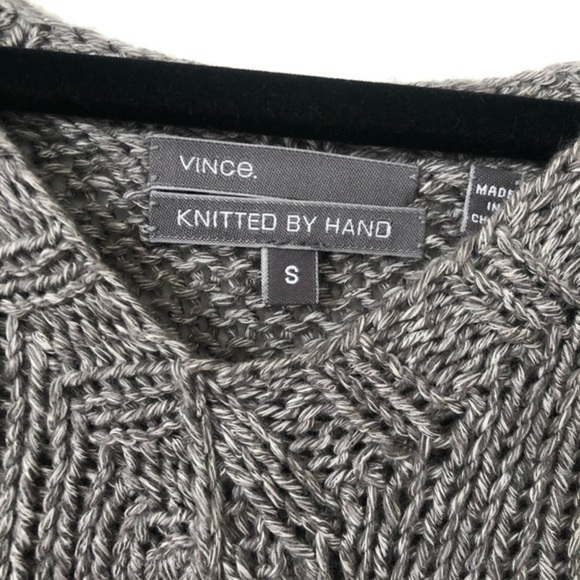 Vince Hand Knit Gray sweater - Picture 5 of 8